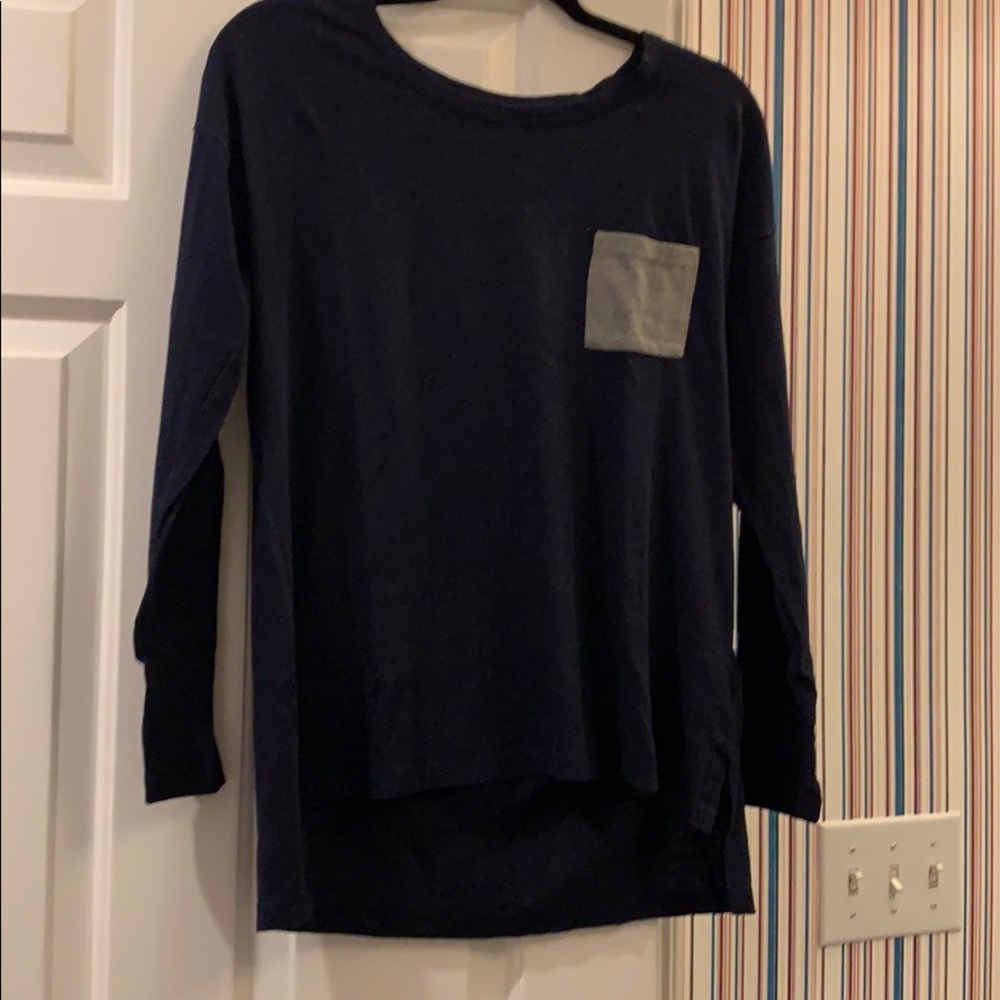 GH Bass long sleeves navy T-shirt size M